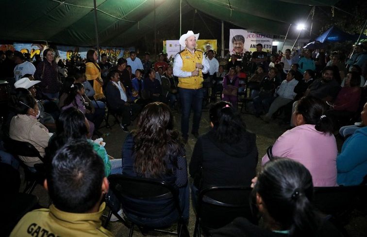 la toma de protesta de Wendy Eréndira Cervantes Chávez como nueva presidenta del Comité Ejecutivo Municipal en Tlalnepantla, Octavio Guerrero Peña en Totolapan, así como de Francisco Pedraza Cuadros en Tlayacapan