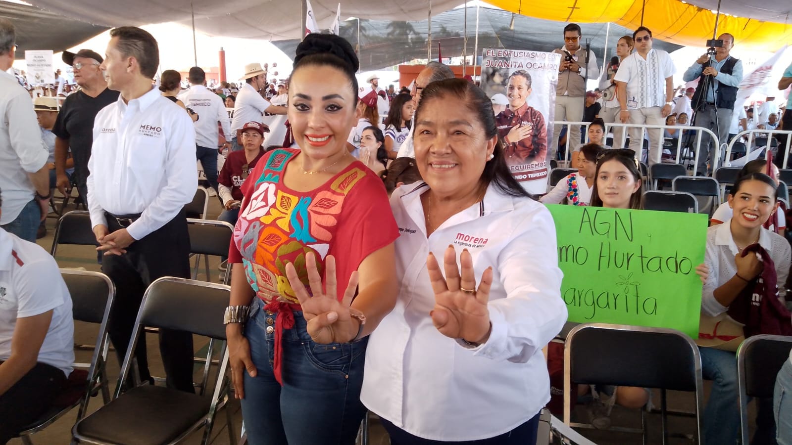 Juanita Ocampo en Cierre de Campaña